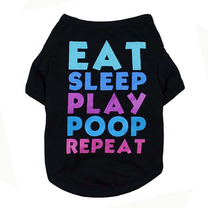 Hunde Backprint T-shirt