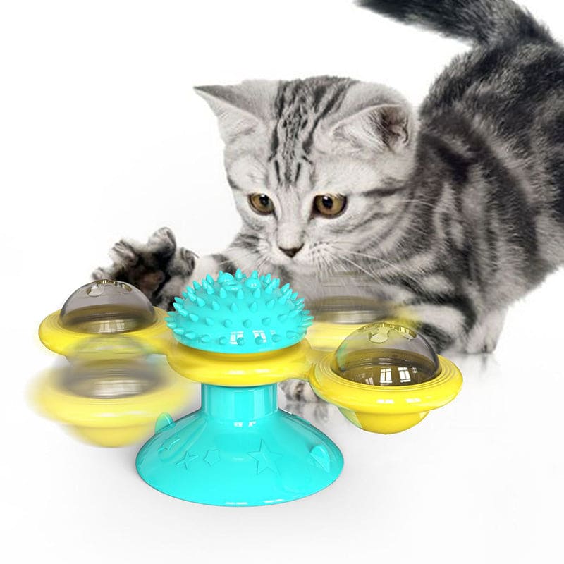 Katzen-Dreh-Windmühlen-Multifunktions-Spielzeug