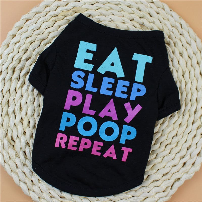 Hunde Backprint T-shirt