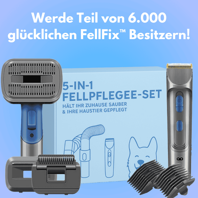 FellFix™ – Nie mehr Tierhaare auf Sofa, Teppich & Kleidung